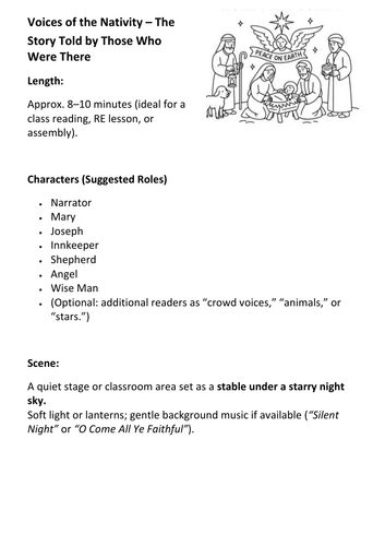 Voices of the Nativity – The Story Told by Those Who Were There