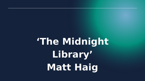 The Midnight Library - 2026 AQA language paper 2 question