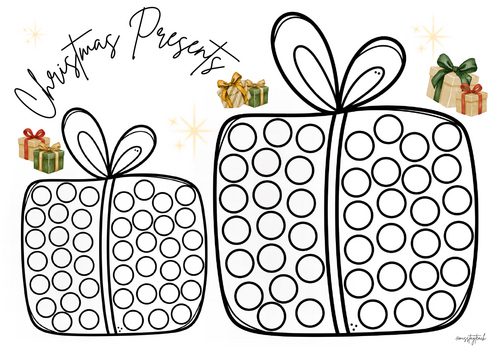 Christmas Presents Painting