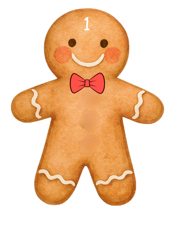 Gingerbread Men 1-10