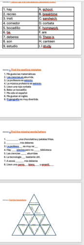 Carousel game - game Mi insti