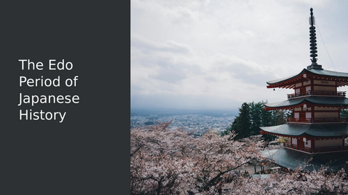 Edo Period of Japan Slideshow Presentation