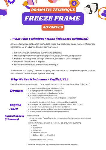 Freeze Frame (Advanced)