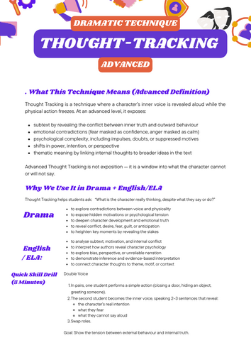 Thought Tracking (Advanced)