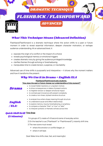 Flashback / Flashforward (Advanced)