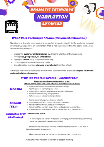 Narration (Advanced)