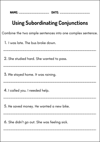 Mastering Complex Sentences – Grammar Skills Booster