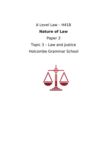 Nature of Law: Law and Justice and Law and Society Bundle *New for 2025!*