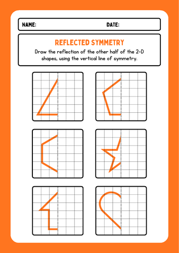 2D Symmetry – Lines of Symmetry Resource Pack