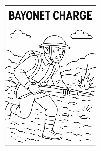 Power and Conflict Colouring Pages