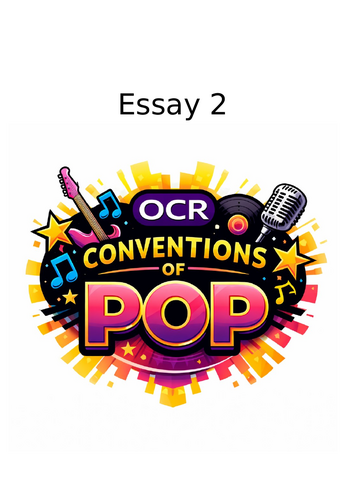 OCR 9 mark Essays - Conventions of Pop