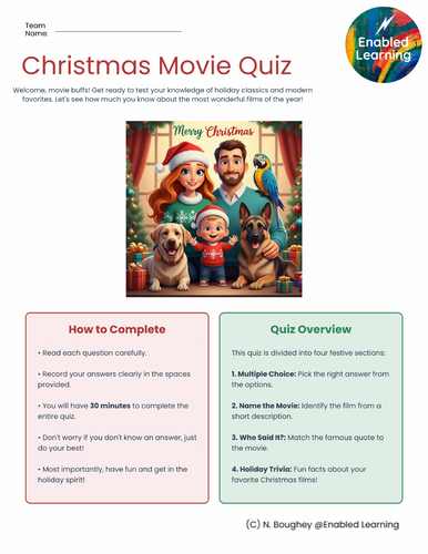 Christmas Movie Quiz