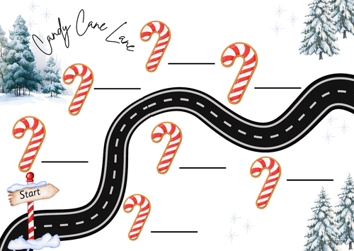 Candy Cane Lane HFW Writing