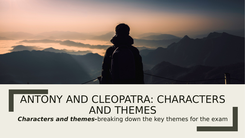 Antony and Cleopatra: Revision