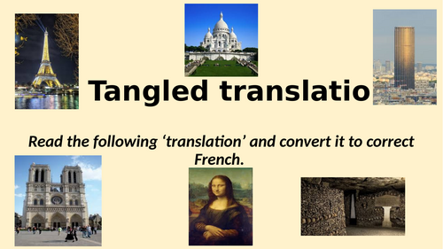 Tangled translation Paris Studio 2