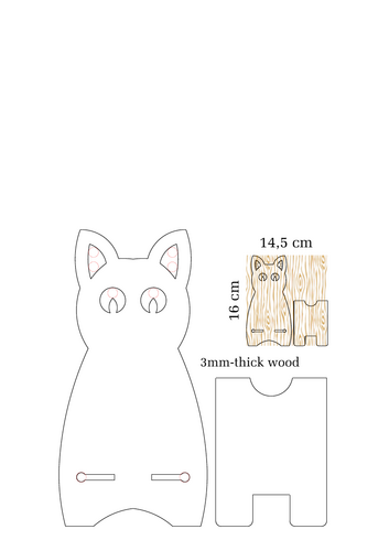DT Practical Guide - Cat phone stand
