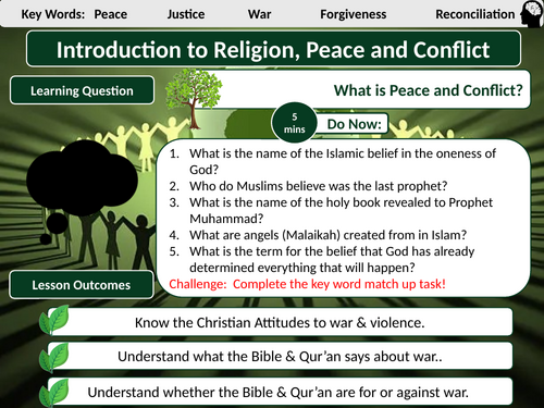 AQA Peace and Conflict L1- Intro to peace and conflict