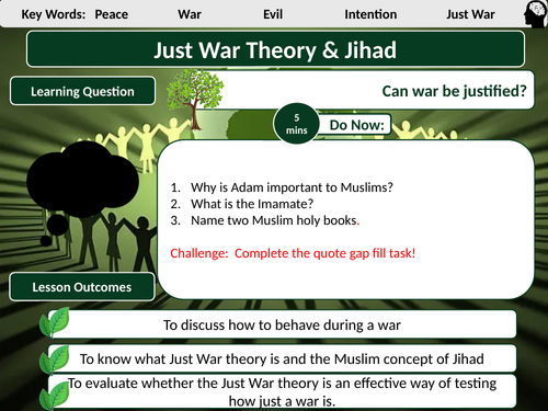 AQA Peace and Conflict L3- Just War Theory and Jihad