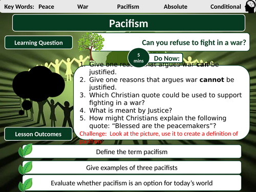 AQA Peace and Conflict L4- Pacifism