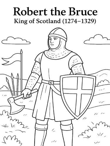 Robert the Bruce Coloring Picture