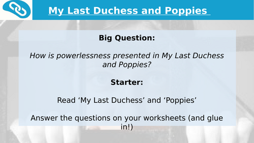 Power and Conflict Comparison: Loss of Power in My Last Duchess and Poppies