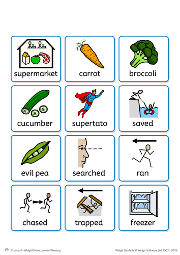 Supertato widget symbols
