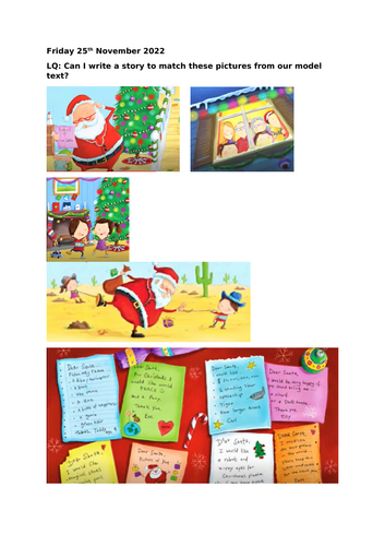 How to Catch Santa - make your own story Texts That Teach