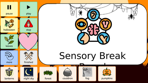 Halloween Sensory Break Board – Interactive PowerPoint (SEND / Autism / SEMH)