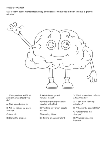 Mental Health Day - Brain to annotate