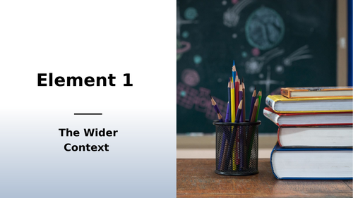 Element 1 GEN 2. T Level Education and Early Years/ Assisting Teaching. WHOLE UNIT