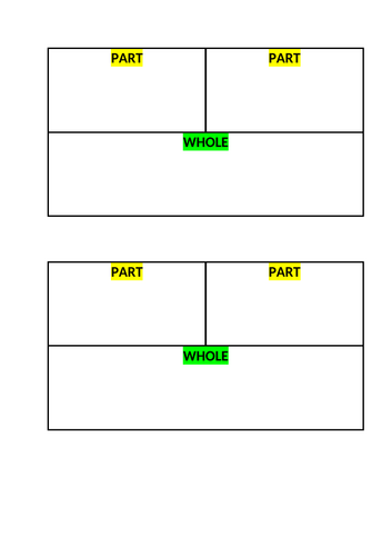 Addition - Part+Part = Whole
