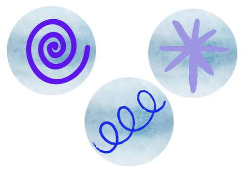 Pre writing mark ice discs