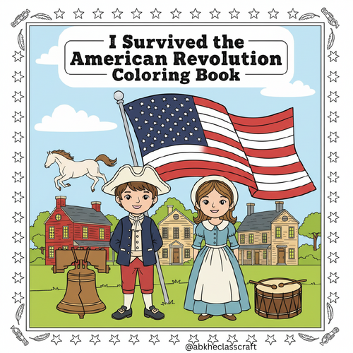 the American Revolution Coloring book