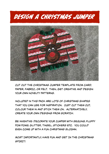 Christmas Jumper Craft Activity