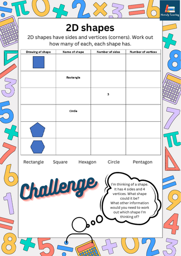 KS1 2D and 3D Shapes