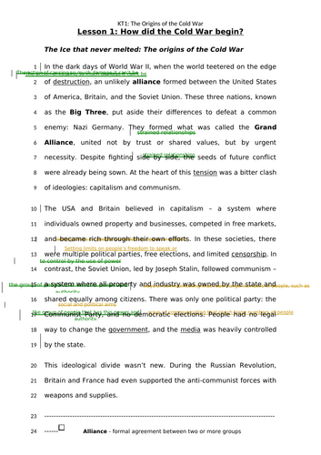 KT1 Superpowers reading 1 - sample