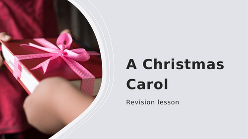 A Christmas Carol Quotes Revision Quiz