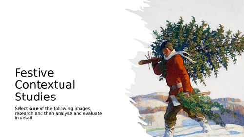 Christmas/Festive Art Contextual Studies