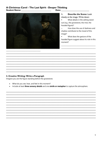 A Christmas Carol - The Last Spirit - Deeper Thinking