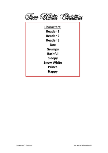 Snow White's Christmas