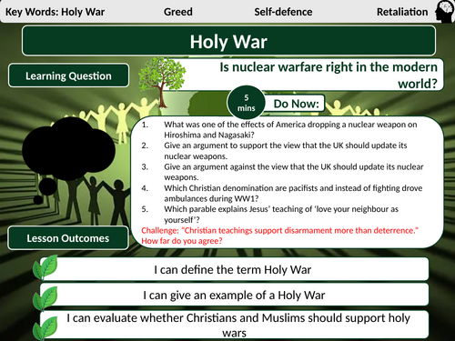AQA Peace and Conflict L8- Holy War
