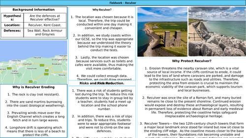 AQA GCSE Geography Physical Fieldwork Enquiry Revision Booklet