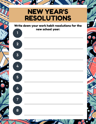 New Year Resolution 2026