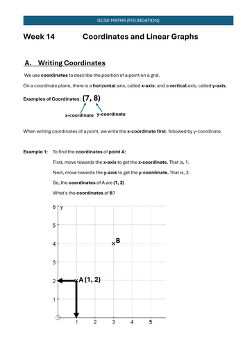 Coordinates and Linear Graphs
