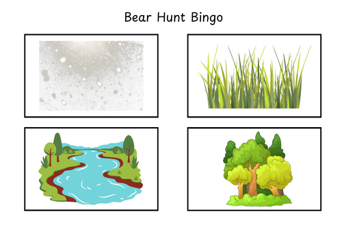 Bear hunt bingo