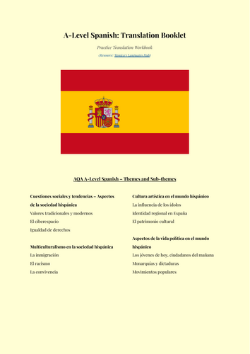 A-Level Spanish: Translation Booklet