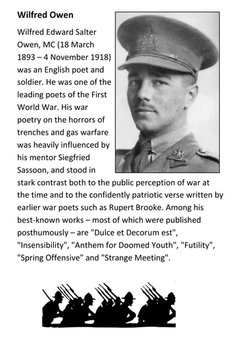 Wilfred Owen Handout