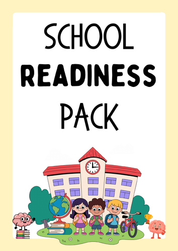 School Readiness Pack - 17 Pages of pre school essential s