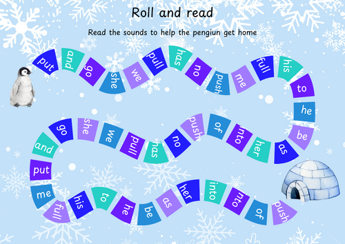 Roll and read autumn 2 tricky words