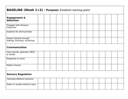 Dinosaur Topic Assessment Pack